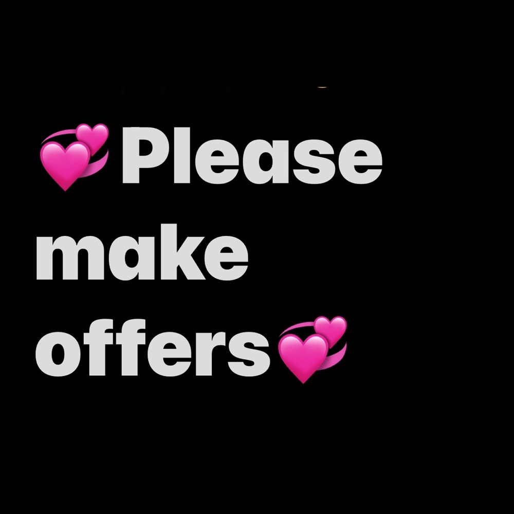 Don’t be shy please feel free to make a reasonable offer. Thanks!!